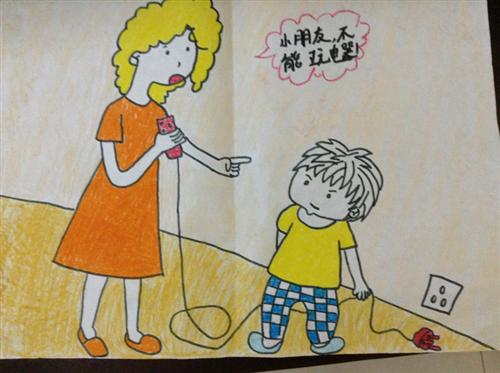 幼儿园动态 6月17日老师们参加"安全月"书法绘画活动